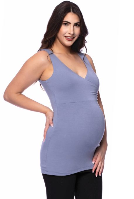 VARIO Cache-Coeur maternity and nursing top (lavender)