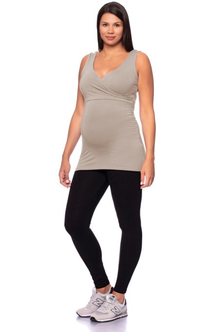 VARIO Cache-Coeur Umstands- und Stilltop (beige)