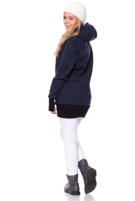KILIAN Winter Merino Wollwalk Tragejacke/Umstandsjacke gefüttert - 100 % made in Germany