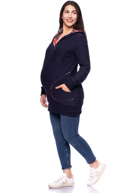 BOBBY Maternity & Nursing Hoodie (navy)