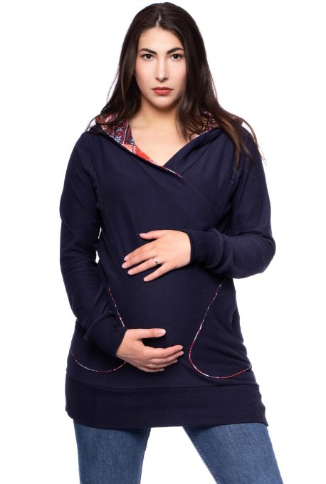 BOBBY Maternity & Nursing Hoodie (navy)