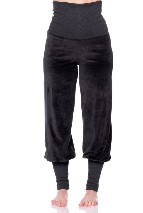 IGO Nicki Loungewear Hose mit extra langen Bündchen (schwarz)