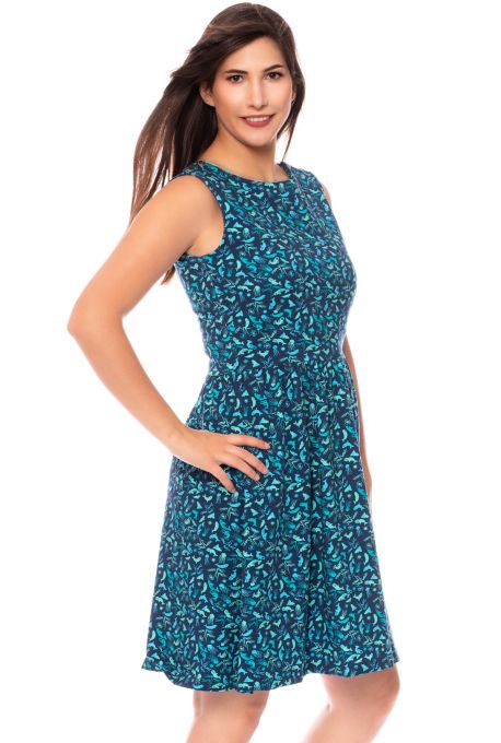 POPPY Umstands-& Stillkleid Bio Baumwolle (ozean)