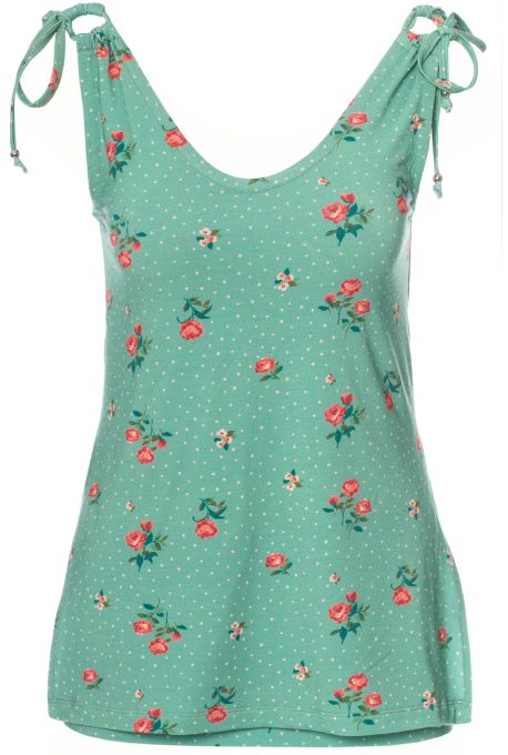 ABELIA Umstands- und Stilltop (vintage roses auf mint)