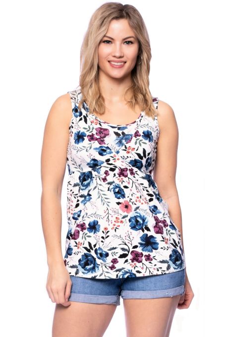 NANA Vario Umstands- und Stilltop (Berry Meadow Floral on Cream)