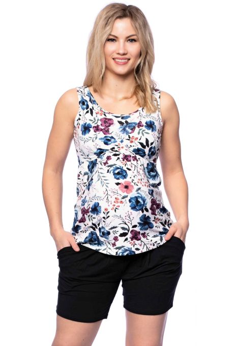 NANA Vario Umstands- und Stilltop (Berry Meadow Floral on Cream)