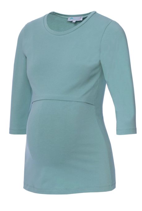 103 BASIC Umstands- und Stillshirt 3/4 Arm (dunkles Aqua)