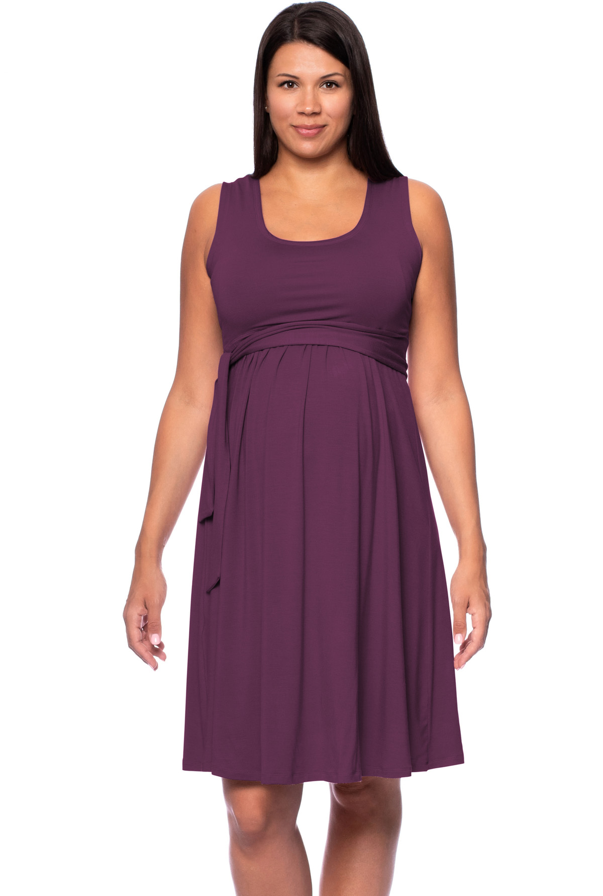 slim fit dress slacks The Softest Rib Nursing Dress