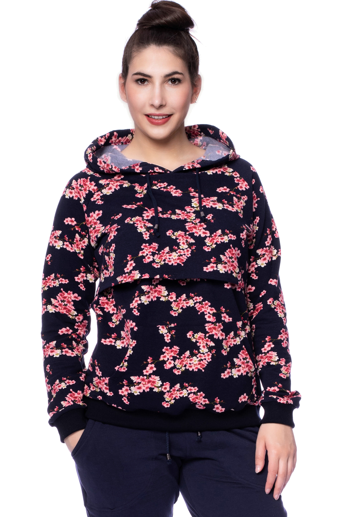 nursing jumper, maternity jumper, hoodie, breastfeeding, discreet,  Milchshake - Milchshake