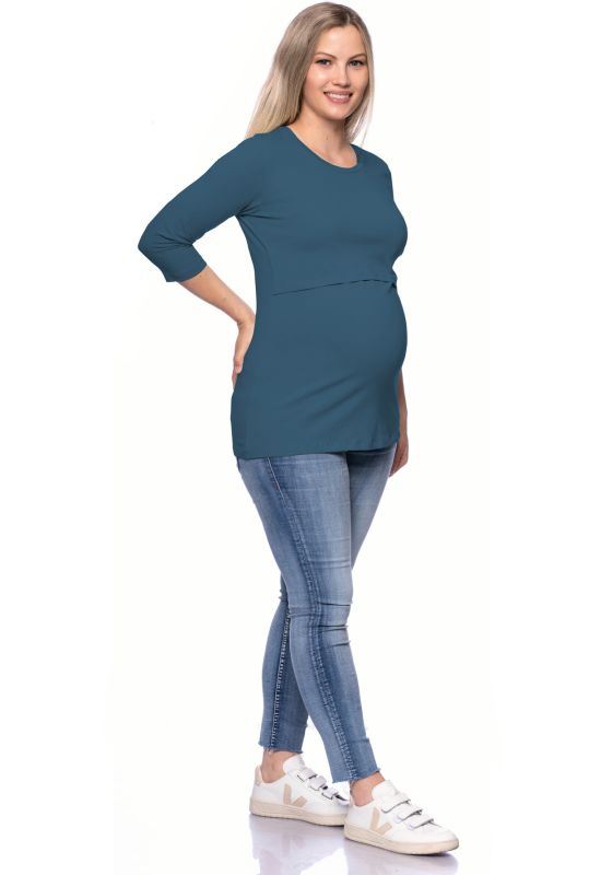 103 BASIC Umstands- und Stillshirt 3/4 Arm (jeans)