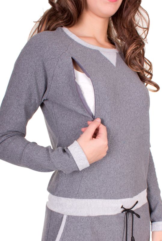 LOTTA Sweat Kleid mit Kontrastbündchen