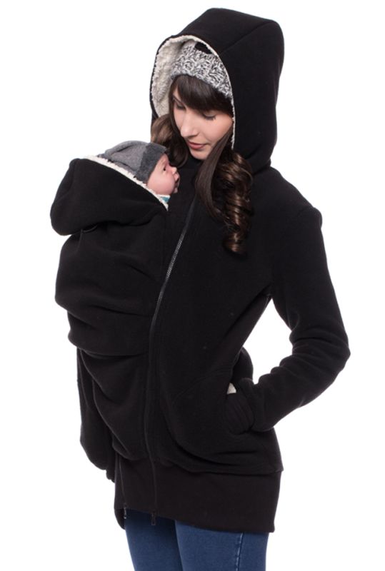 KILIAN Winter Merino Wollwalk Tragejacke/Umstandsjacke gefüttert - 100 % made in Germany
