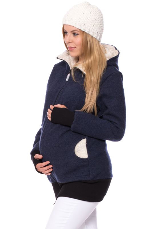 KILIAN Winter Merino Wollwalk Tragejacke/Umstandsjacke gefüttert - 100 % made in Germany