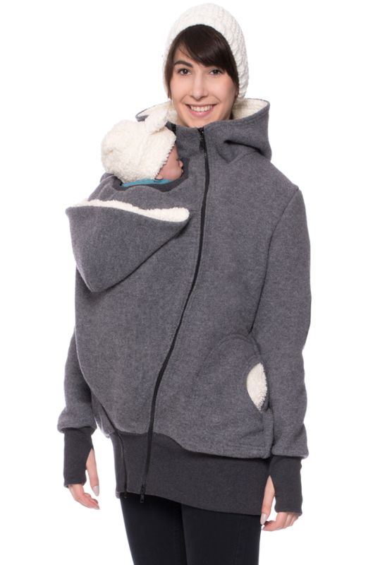 KILIAN Winter Merino Wollwalk Tragejacke/Umstandsjacke gefüttert - 100 % made in Germany