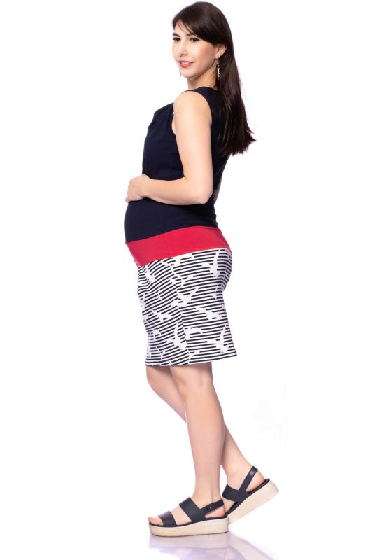 ANTONIA BIO Kleid maritim (Möwe marine/gestreift)