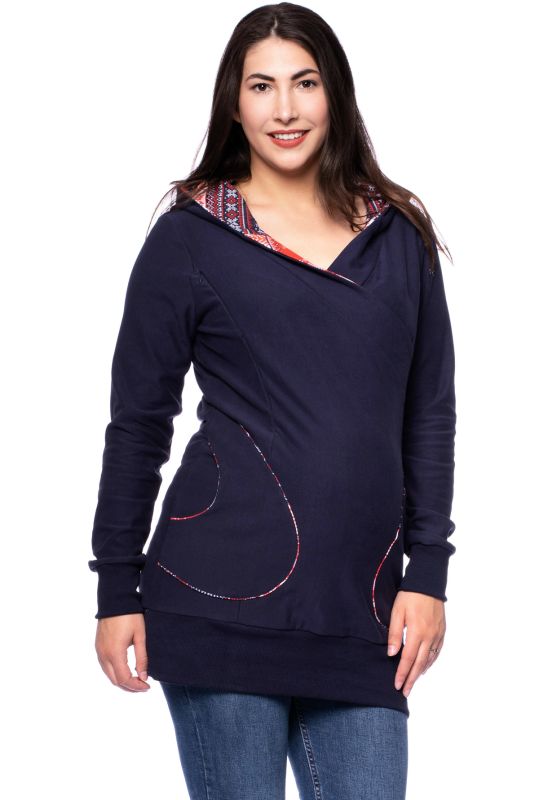 BOBBY Maternity & Nursing Hoodie (navy)