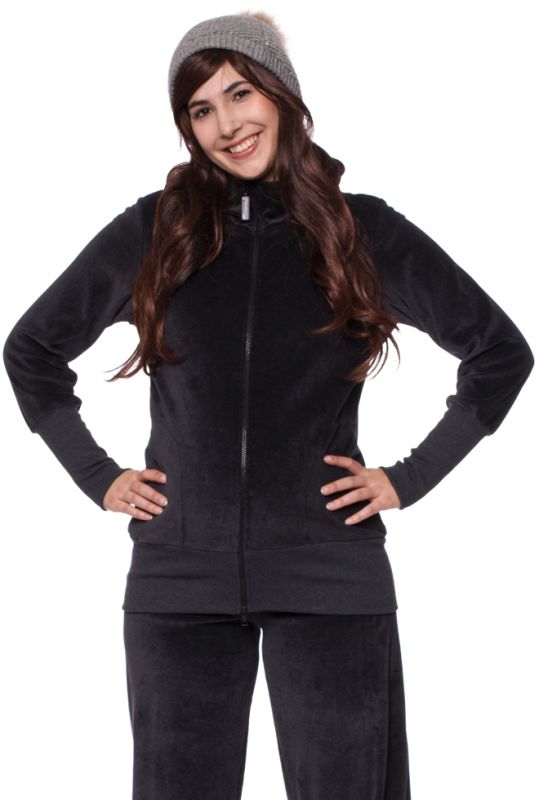 IGA & IGO Nicki Loungewear Anzug aus Bio Baumwolle (schwarz)