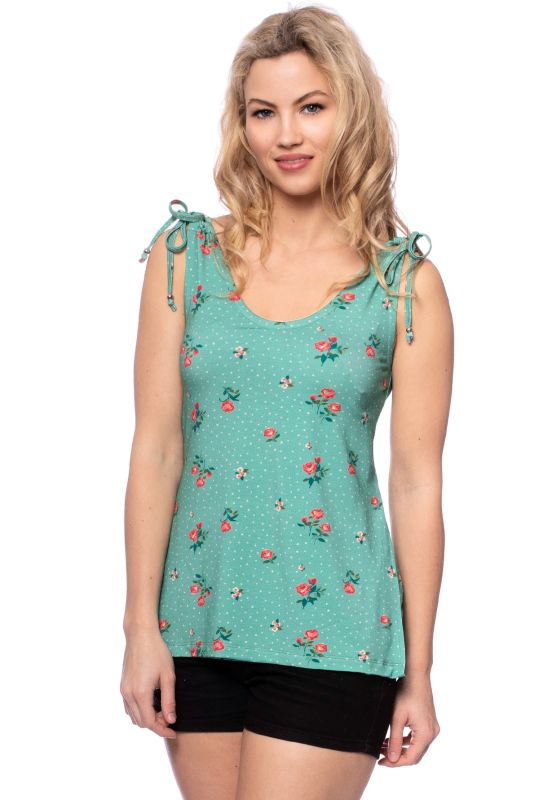 ABELIA Umstands- und Stilltop (vintage roses auf mint)