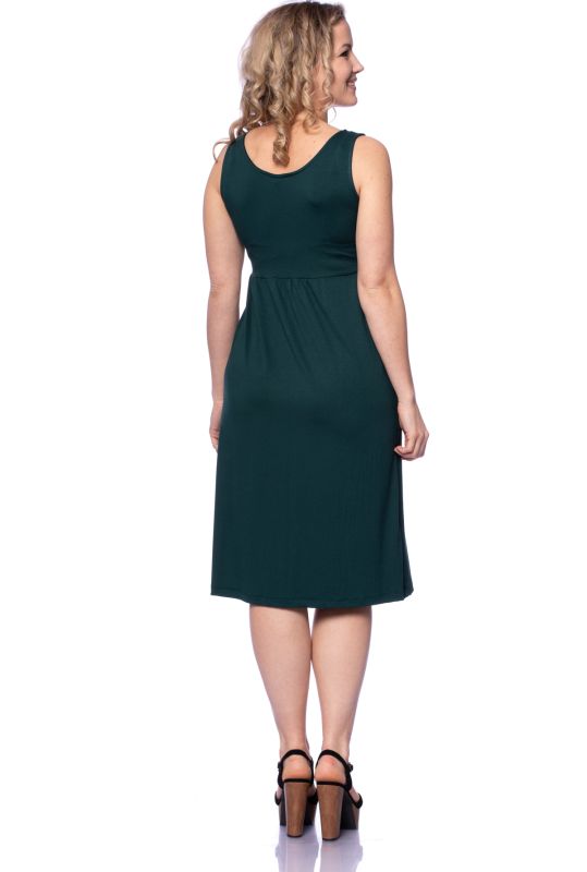 ESTHA Umstands- und Stillkleid aus Bambus-Viskose (flaschengrün)