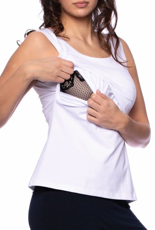 103 BASIC Umstands- und Stilltop (weiss)