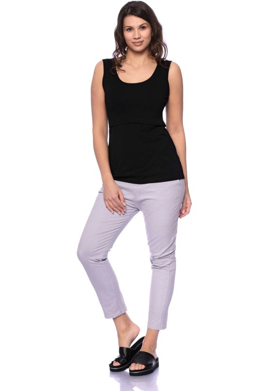 103 BASIC Umstands- und Stilltop (schwarz)